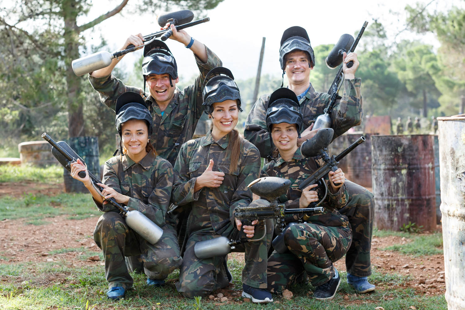 group paintball photo